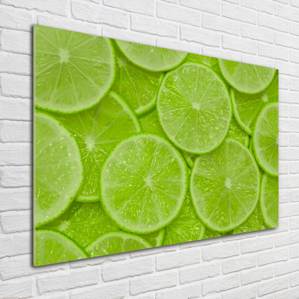 Ebern Designs Glasbild Limes Wayfair De